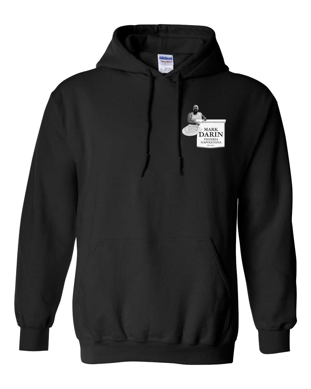 Mark Darin Pizza Tribute Unisex Hooded Sweatshirt – Micro Print Shop