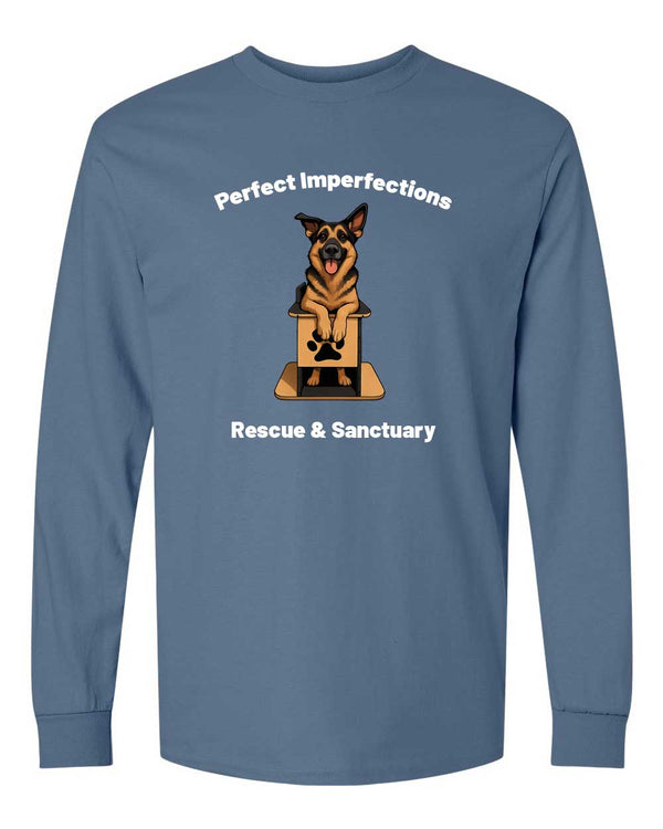 Perfect Imperfections Rescue & Sanctuary Shephard Unisex Long Sleeve T-Shirt