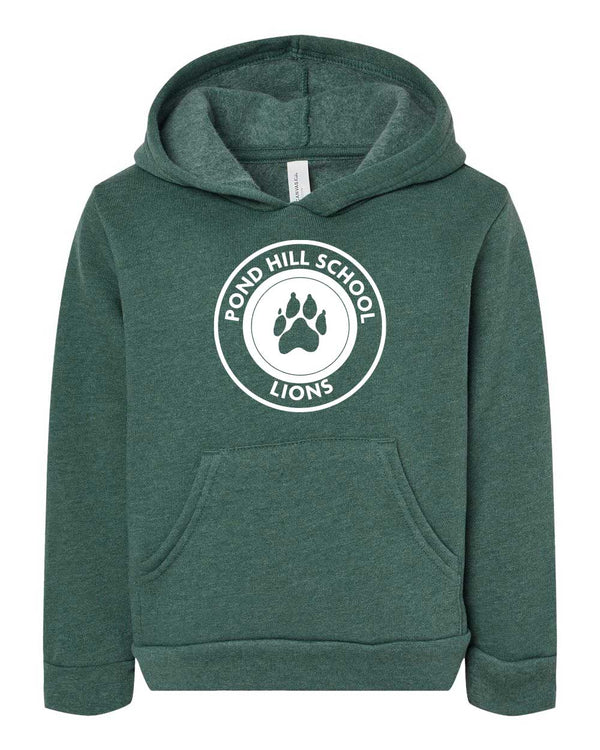 Pond Hill Elementary School Circle Logo Toddler  Hooded Sweatshirt