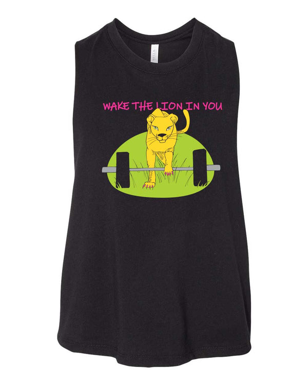 The Lab - Wake The Lion In You Womens Crop Top