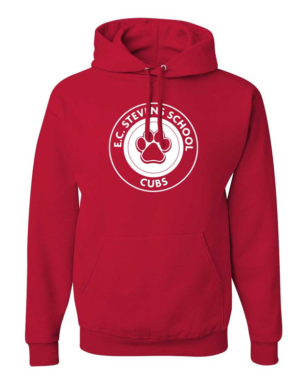 E.C. Stevens Elementary School Circle Logo Adult Hooded Sweatshirt