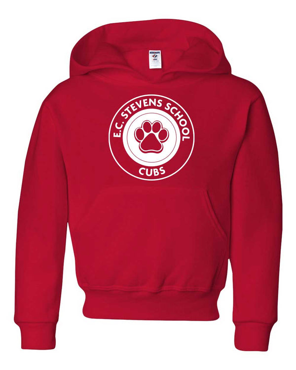 E.C. Stevens Elementary School Circle Logo Youth Hooded Sweatshirt