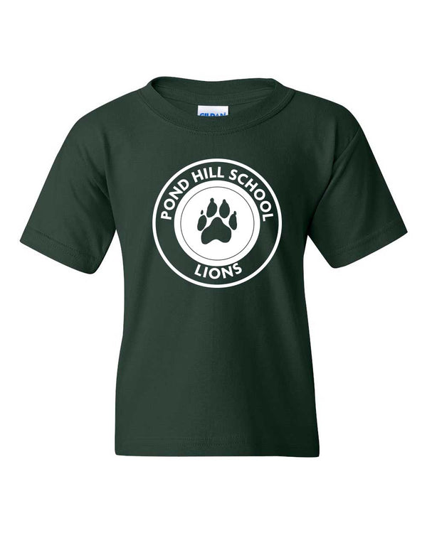 Pond Hill Elementary School Circle Logo Youth  T-Shirt