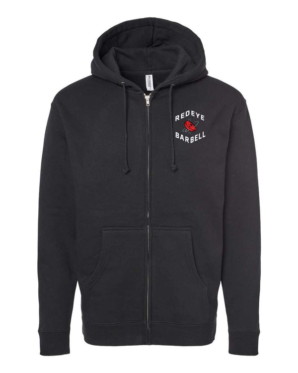 Redeye Crossfit Black  Unisex Heavyweight Full-Zip Hooded Sweatshirt