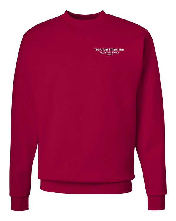 Valley View School Unisex Adult Crewneck Sweatshirt